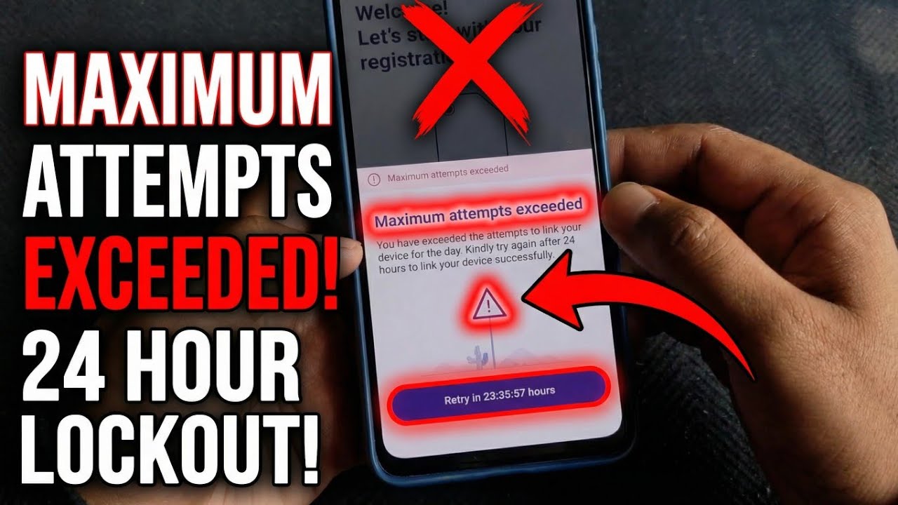 Yono sbi Maximum Attempts Exceeded Problem | You have exceeded the attempts to link your device Yono
