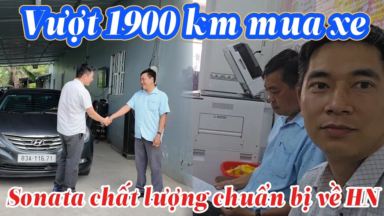 Hành trình vượt 1900 km vào Sóc Trăng mua Hyundai Sonata 2011, Xe đẹp, a chủ nhiệt tình tiếp đón
