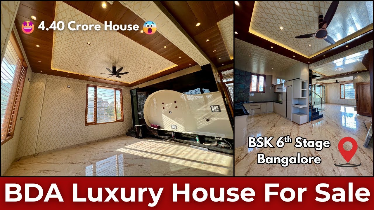 30/40 BDA Luxury House For Sale in Bangalore | Banashankari 6th Stage | Independent House | 