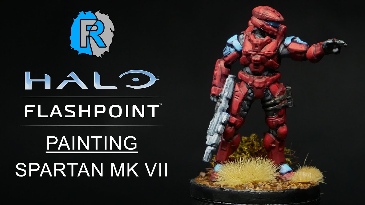 How to Paint an MK VII Spartan from Halo Flashpoint | Miniature Painting Tutorial