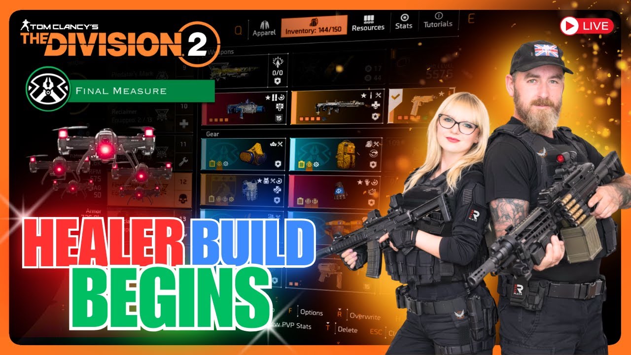 🔴 LIVE | The Healer Build Begins — Farming The Missing Pieces With Chat | The Division 2