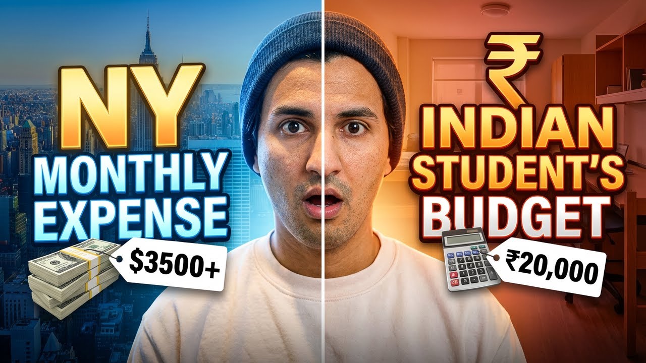 Monthly Expense living in New York | Cost of Living in USA | Indian Student Month ka Kharcha