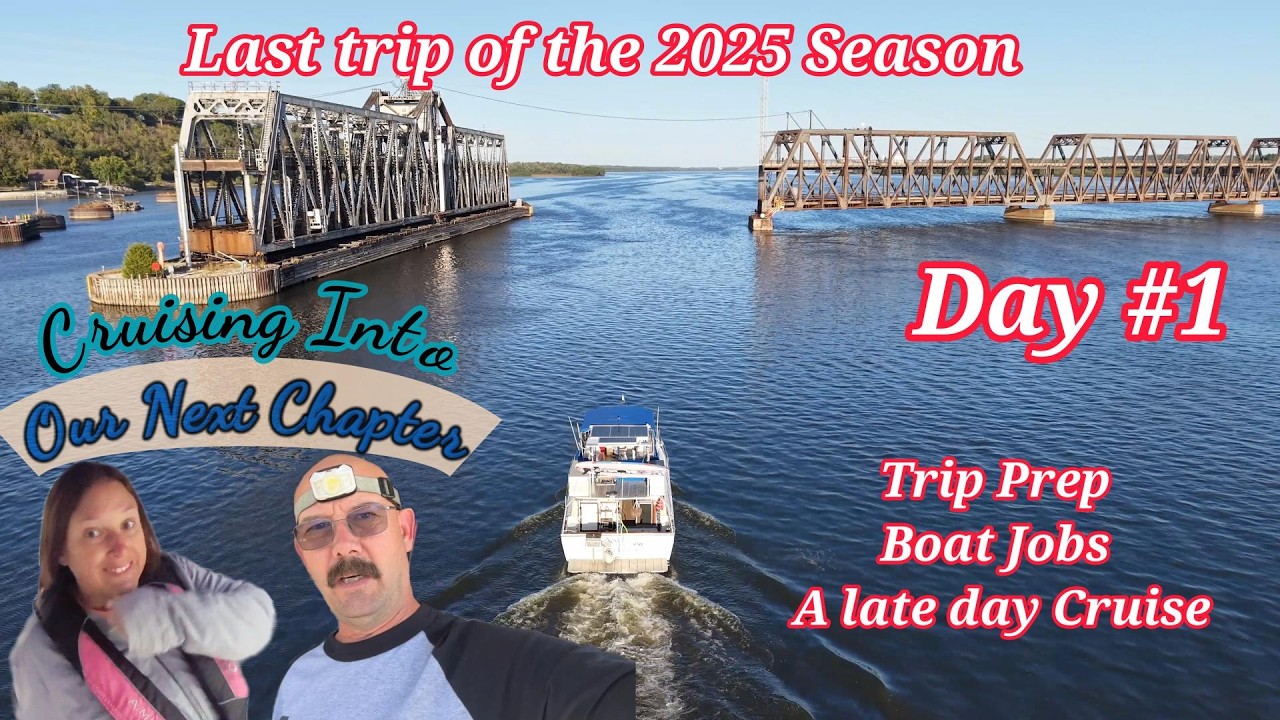 One Last River Cruise Before Winter Takes Over Final Boat Trip of 2025! | Day 1 of 2