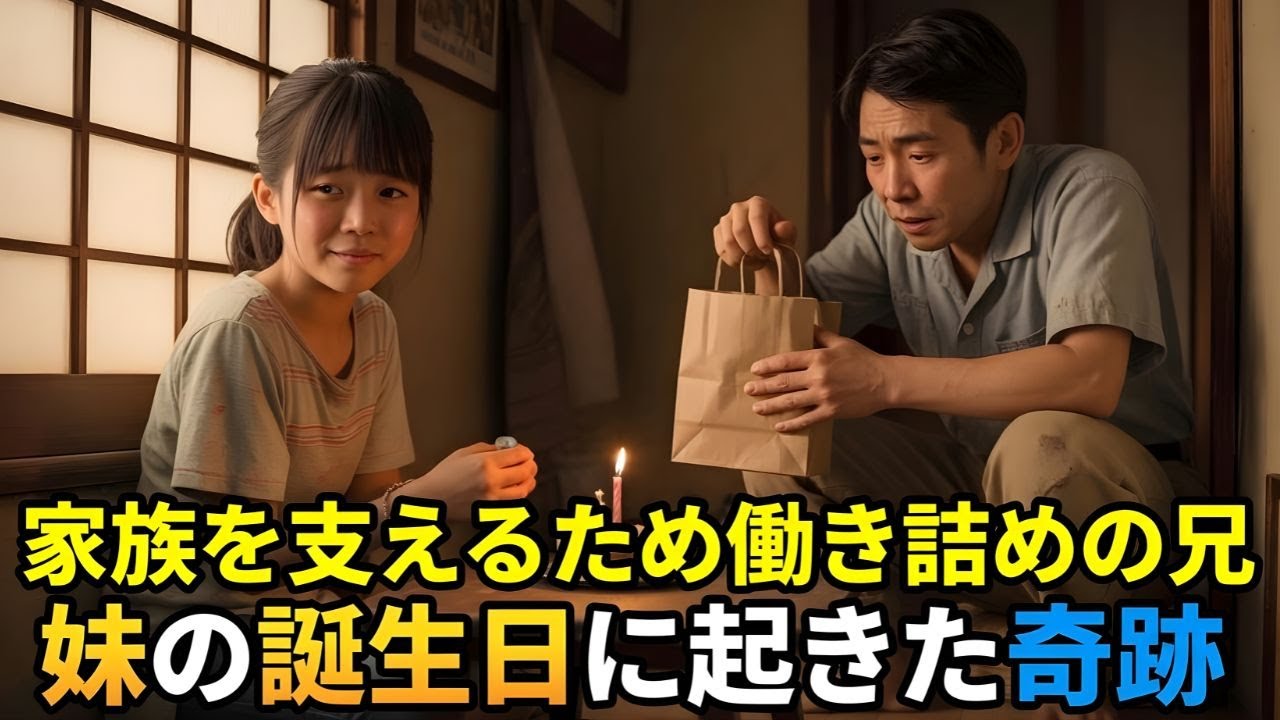 家族を支えるため働き詰めの兄。妹の誕生日に起きた奇跡