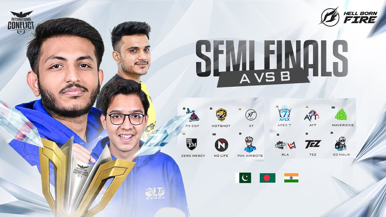 AIMBOT🇵🇰 vs ZM🇮🇳 vs HOTSHOT🇵🇰 vs MVK🇧🇩 vs APEX🇮🇳 vs TW🇵🇰  | SEMI - FINAL GRP A x B🔥 | FREE FIRE