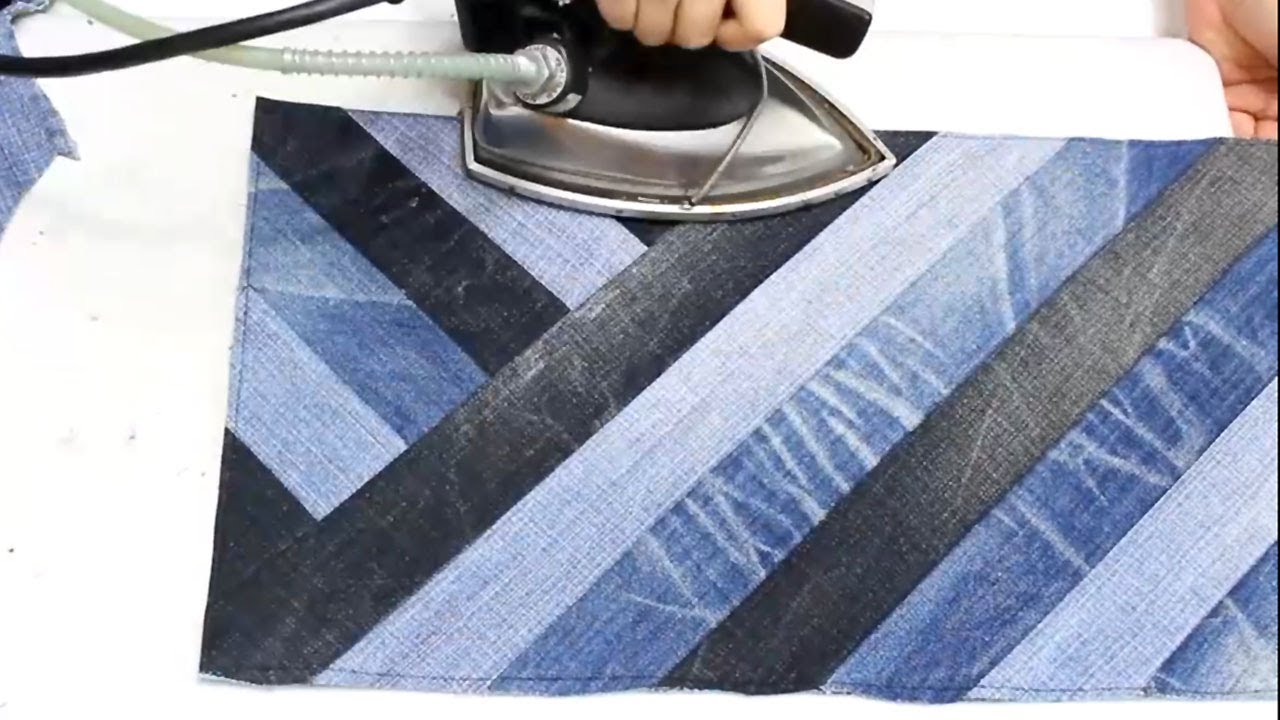 색다른 색의 조화! 청바지끼리 만남은 언제나 진리입니다./Making jeans Colored Shoulder Bag/Make a bag