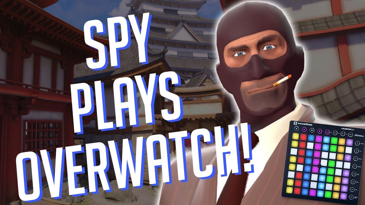 Шпион играет в OVERWATCH! Розыгрыши с саундбордом в соревновательном режиме!