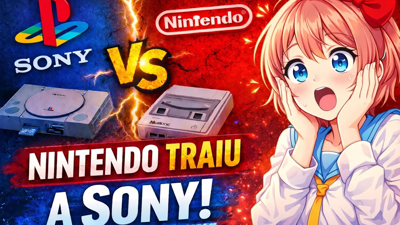 O ERRO DA NINTENDO QUE CRIOU A PLAYSTATION!