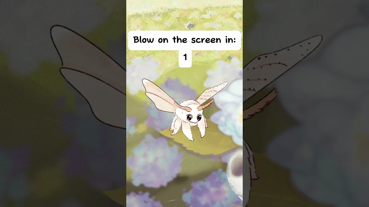Thank you for cooling the moth down #nature #moth #animation #artist
