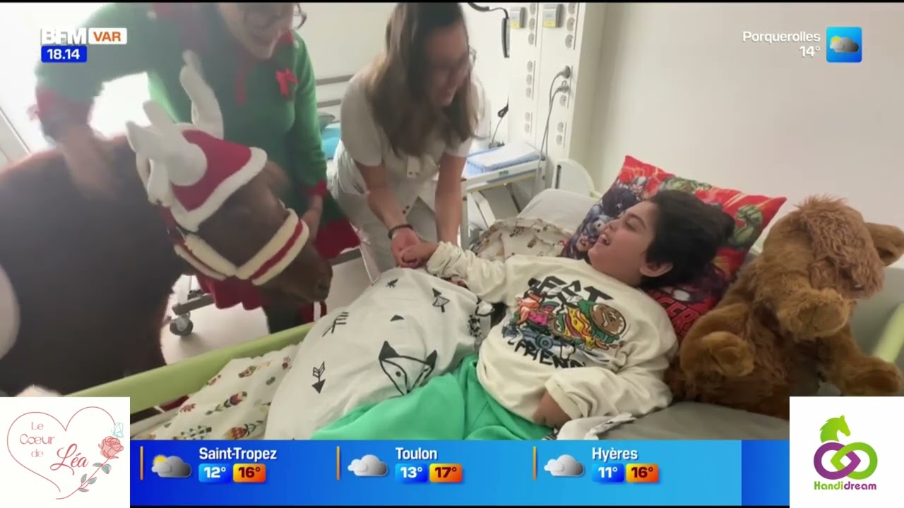 Vu sur BFM - Handidream et Le cœur de Léa pour un Noël 2025 à poneys pour les enfants handicapés