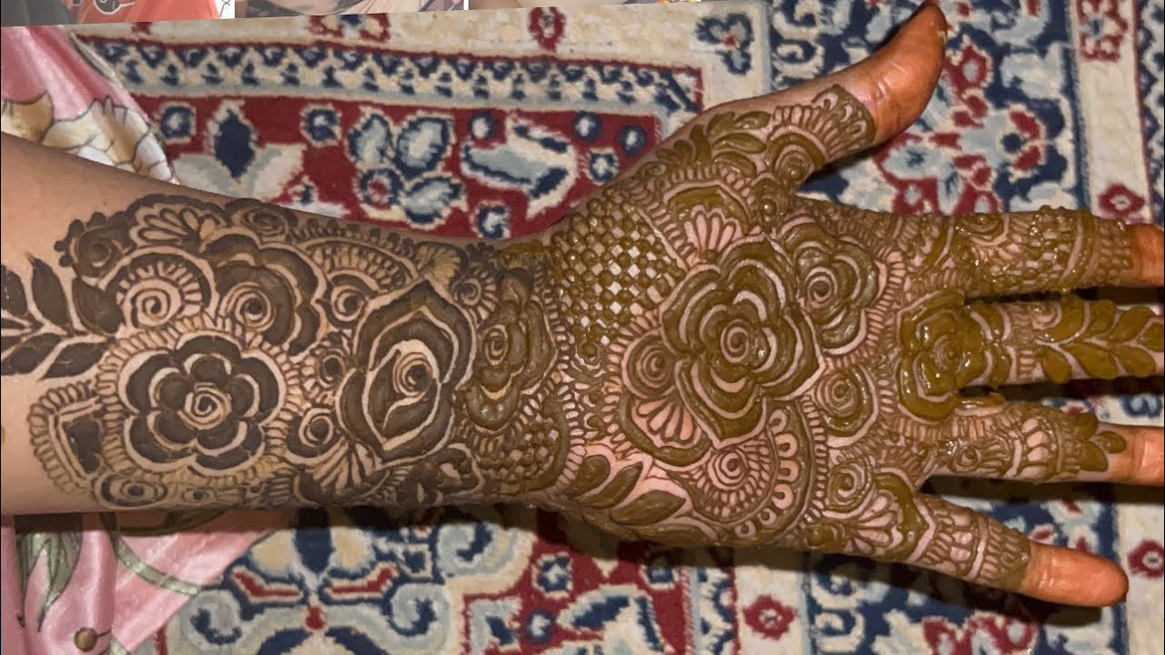 Semi bridal mehndi for eid 🌙 