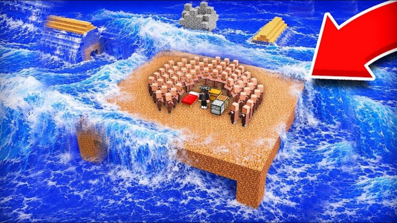 MEN QISHLOQNI SUV TOSHQINIDAN QUTQARISH UCHUN PANA JOY QURDIM!!! MINECRAFT UZBEKCHA