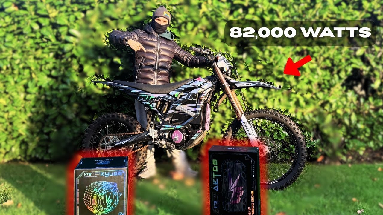 Я сделал его электровелосипед слишком быстрым! (Мотор мощностью 82 000 Вт)