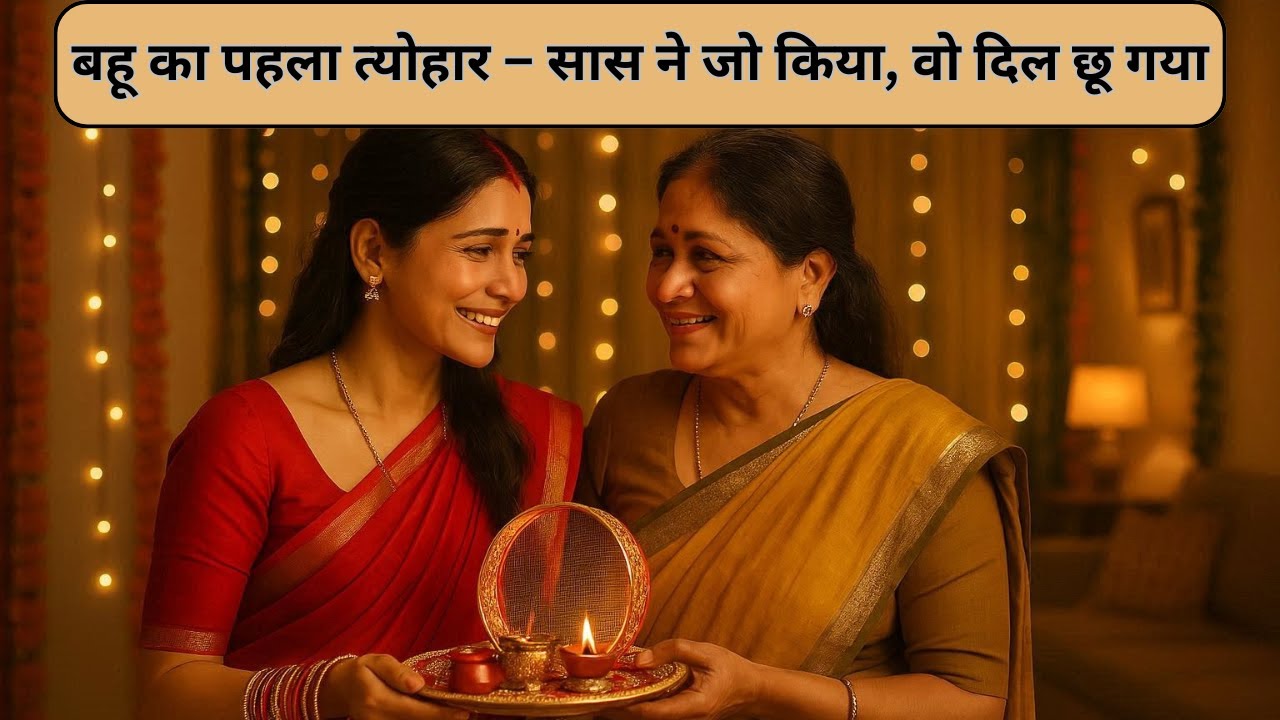 बहू का पहला त्योहार – सास ने जो किया, वो दिल छू गया | Emotional Saas Bahu Story | Heart Touching