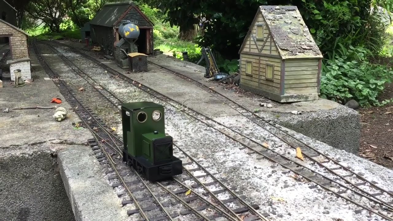 G Gauge PS Models Hudson My 1st garden rly build 1st test run @ Llechwed Garden Rly Tywyn Gwynedd