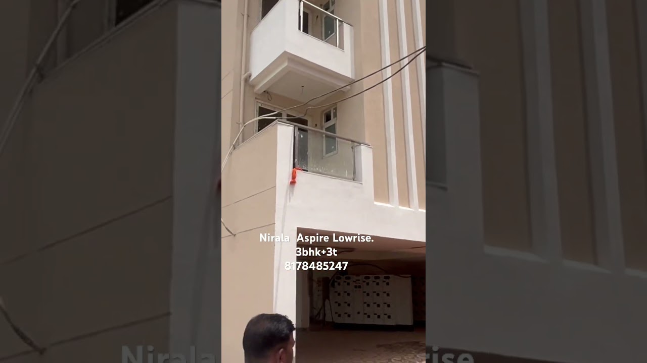 Nirala aspire Low rise. Sector 16b noida extension 3bhk +3t apartment for sale. Nitin 8178475247