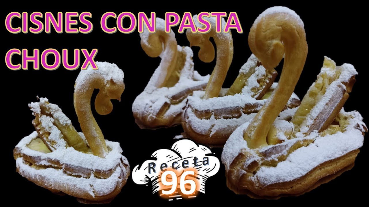 Como hacer CISNES con PASTA CHOUX fácil para tu repostería.