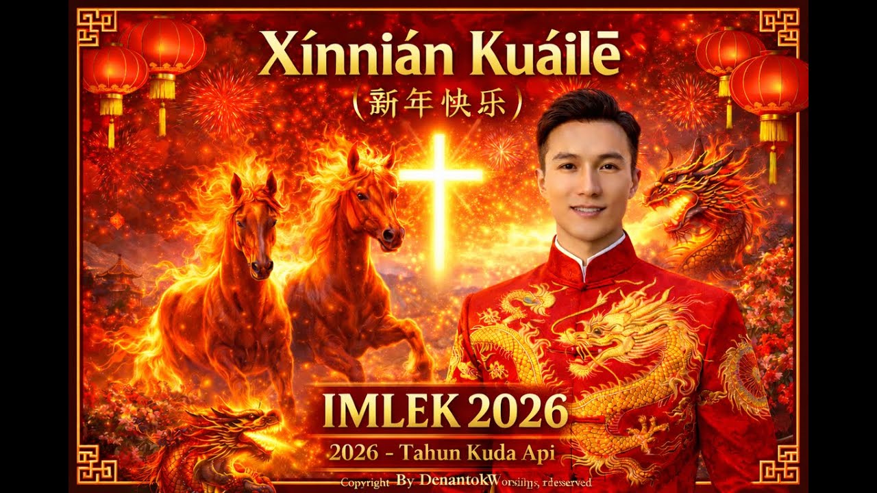 Lagu Rohani IMLEK 2026, Xīn Nian Kuale- XīnniáN KuàIlè (新年快乐), Selamat Tahun Baru.🎶✝️ #laguimlek2026