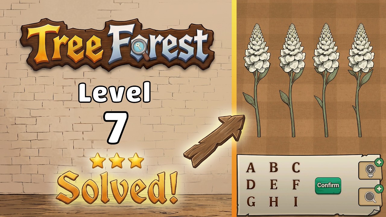 Tree Forest: Detective Words - Level 7 Walkthrough 🧩 | Full Solution & Gameplay! 🌲✨
