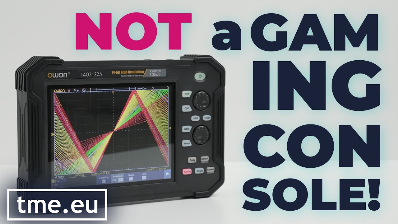 Take Your Oscilloscope With You! - Owon TAO3000 Tablet Oscilloscope