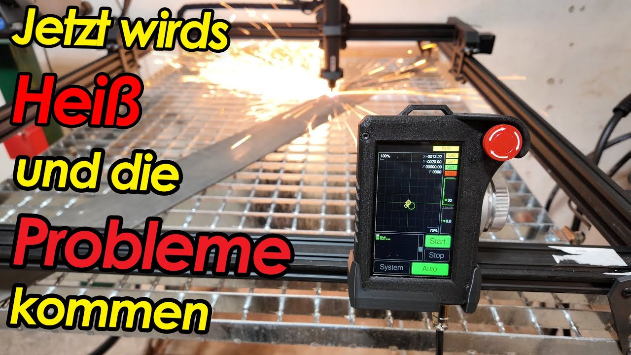 Der erste Schnitt mit dem CNC Plasmaschneider und nichts geht | FAIL