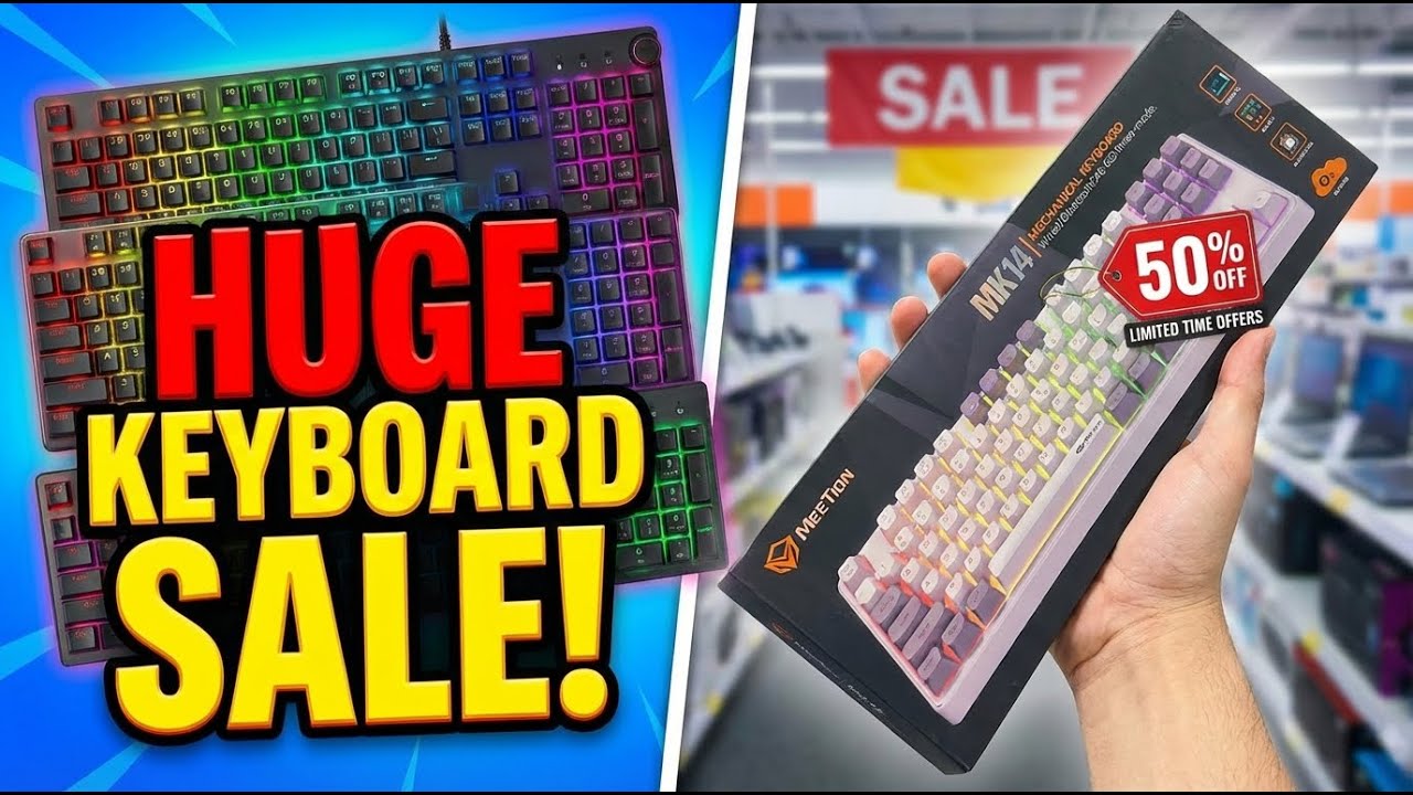 Keyboard Sale Is Live 🔥 Mechanical & Gaming Keyboards at Best Prices