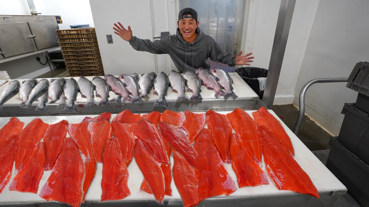 Processing Thousands of Wild Alaskan Salmon!