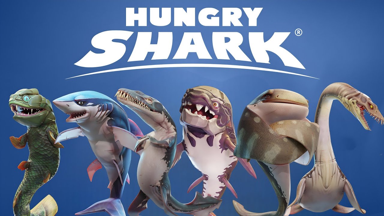 Hungry Shark Primal 0.1.6 All Sharks Unlock and Upgraded to Max Level