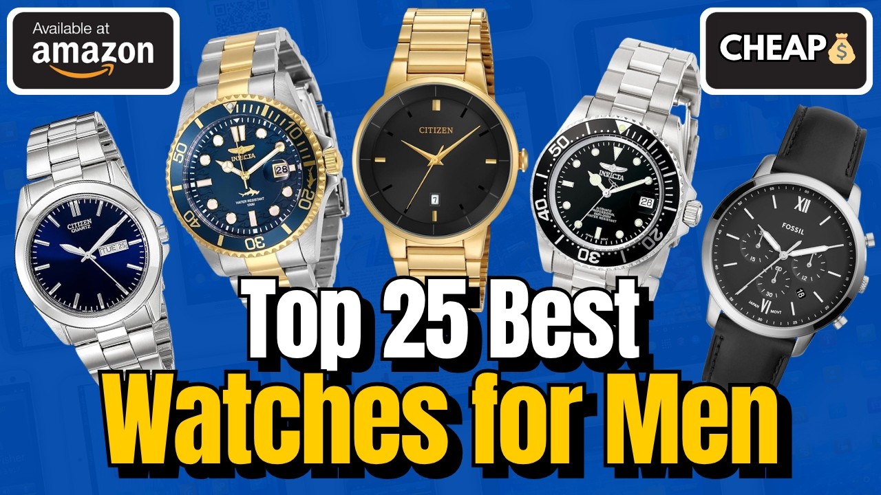 25 Best Budget Watches for Men on Amazon in 2026 ✅ (with prices)