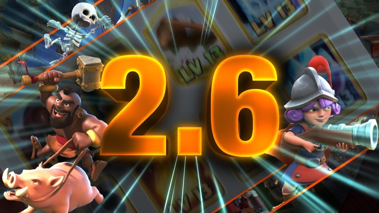 【クラロワ】2.6 HOG TOP LADDER🔥