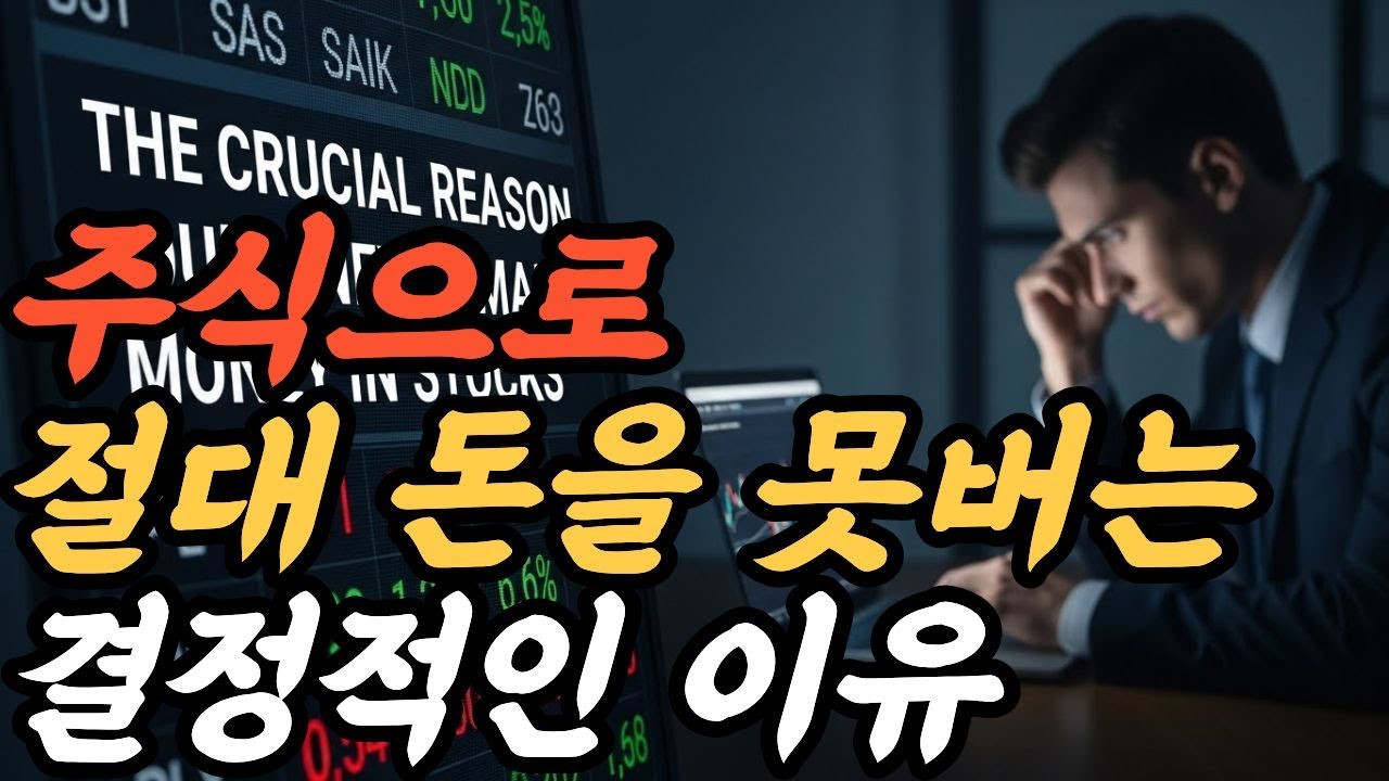 당신이 주식으로 절대 돈을 못 버는 결정적인 이유