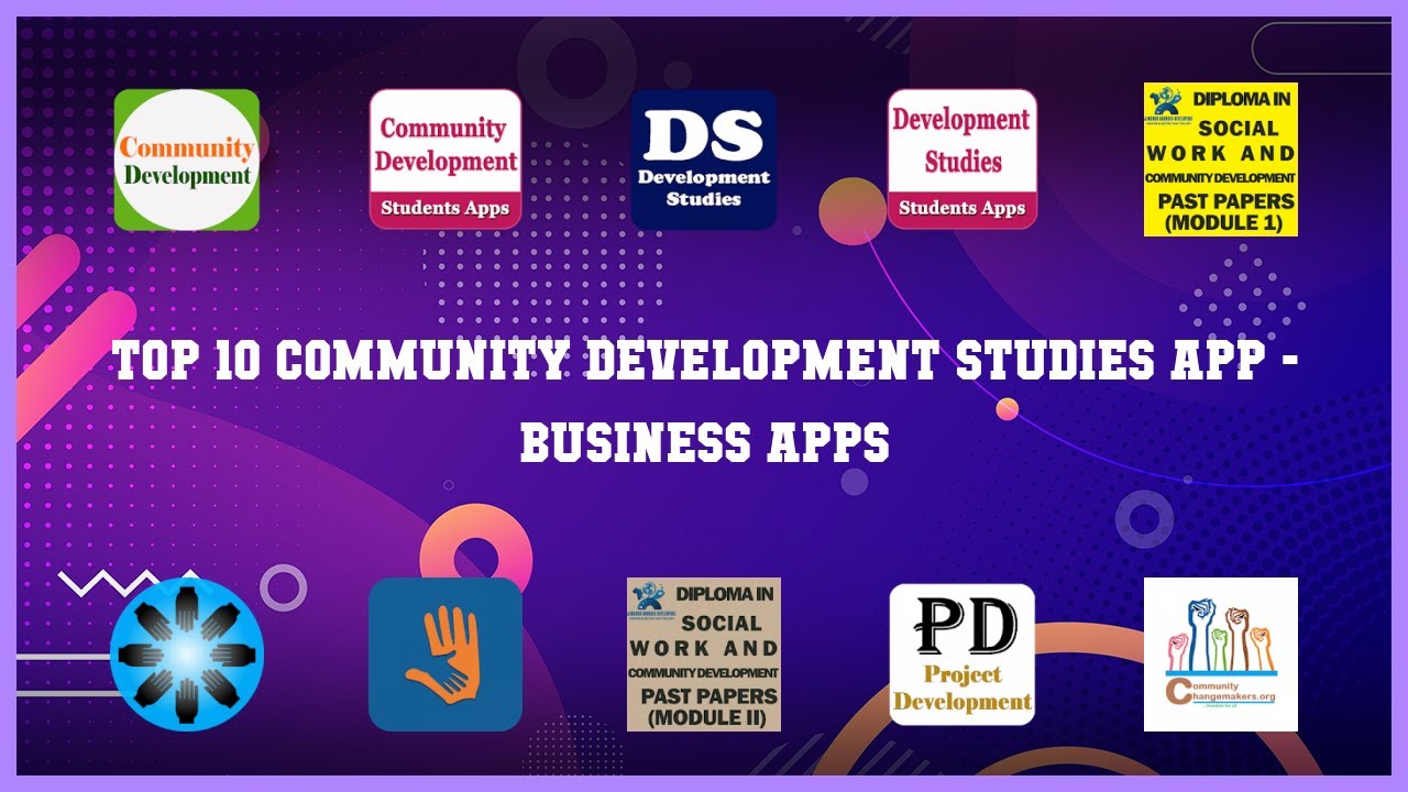 Top 10 Community Development Studies App Android Apps