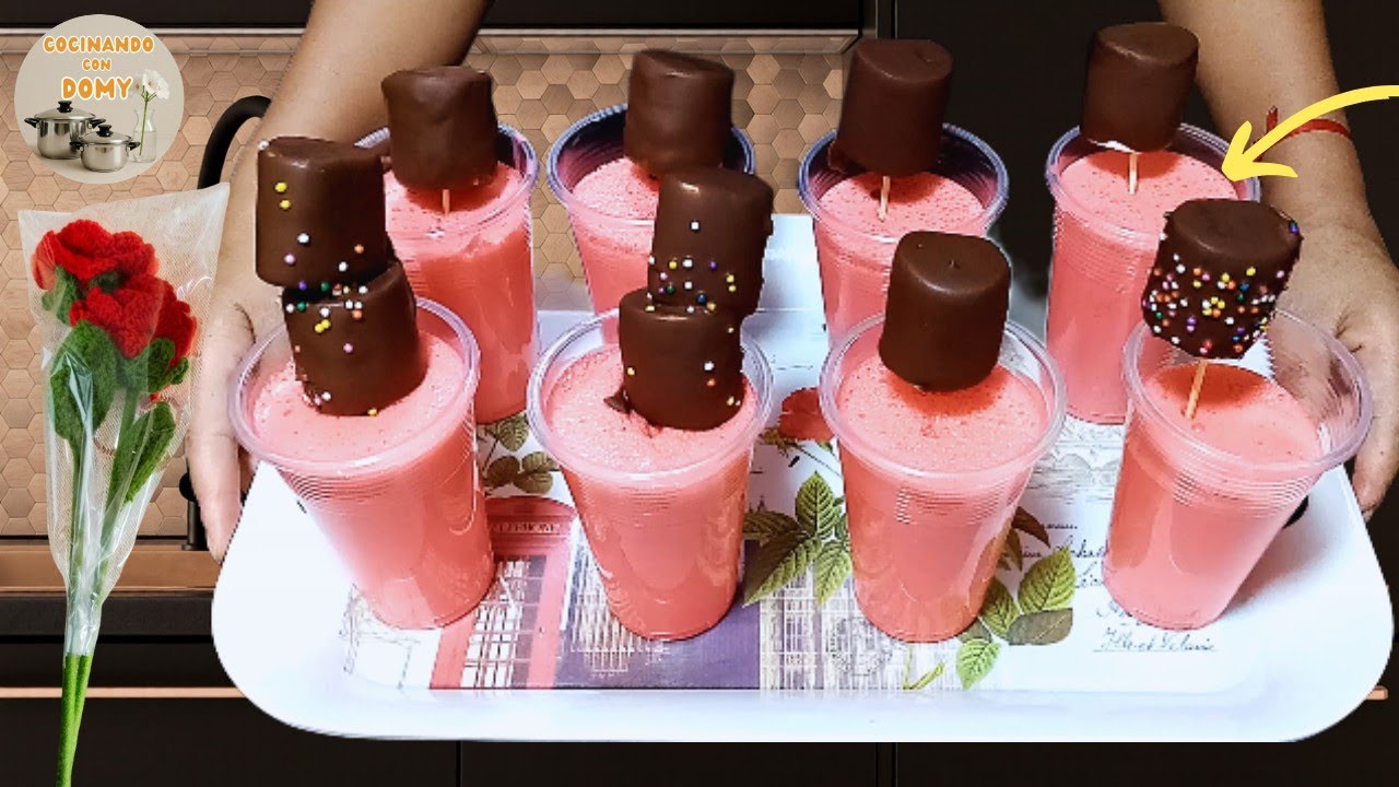 Te enseño a preparar un POSTRE🍨🌷para el Día de la amistad!