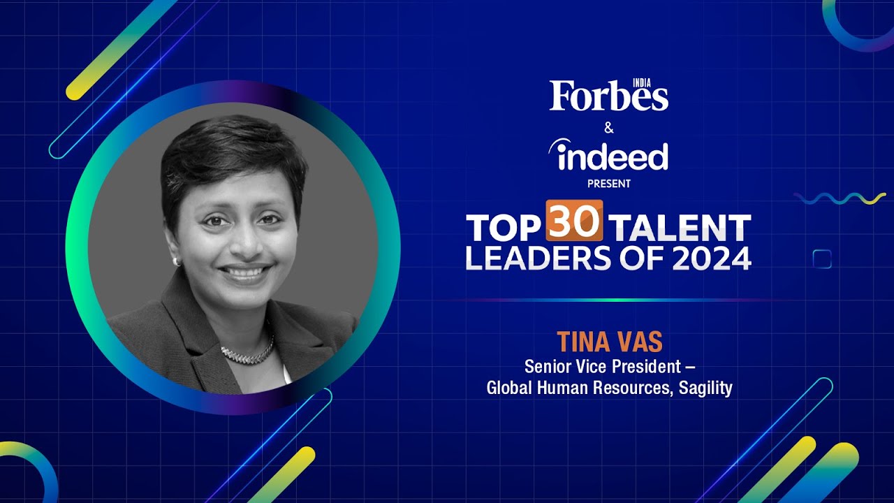 Forbes India and Indeed Present Top 30 Talent Leaders of 2024 - Tina Vas
