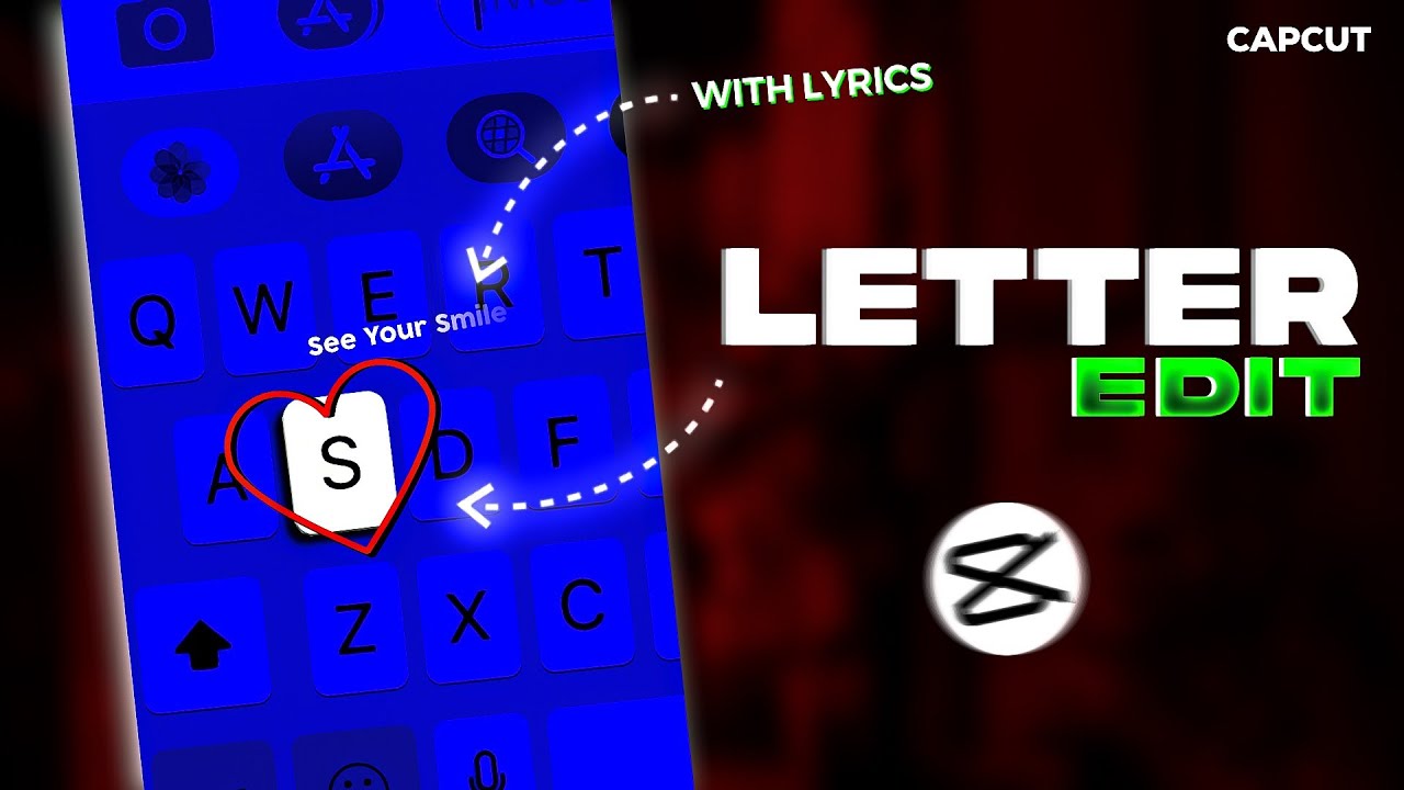 Keyboard Letter Editing In CapCut