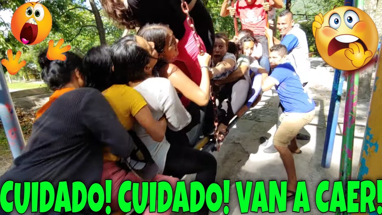 QUE CAIDA SE DIERON LAS CHICAS😲 VIDEO CARGADO DE MUCHA ADRENALINA CON ESTE JUEGO EXTREMO😮 Parte 12