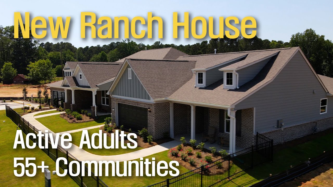 Active Adults 55 plus communities Ranch house in Buford,GA