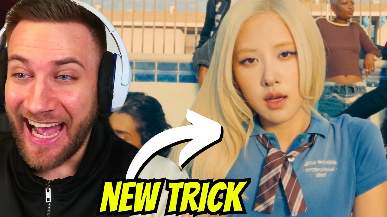 OMG!! ROS&Eacute; - new trick (OFFICIAL MUSIC VIDEO) - REACTION