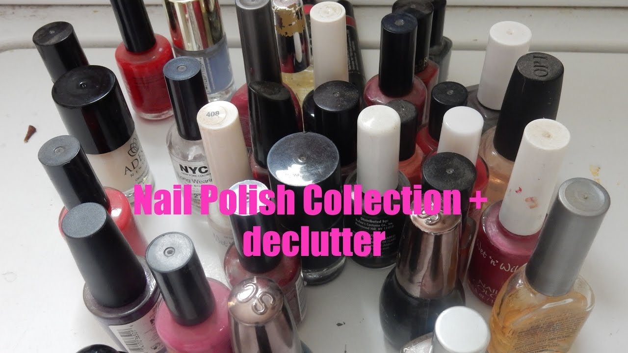 nail polish collection + declutter | Jessica Bode