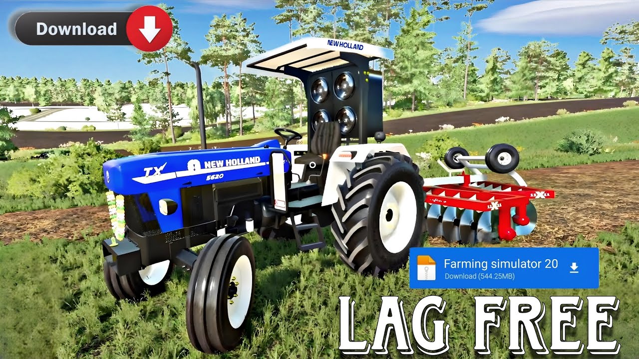 Lag Free Indian Tractors mod in Farming Simulator 20. Direct Download.🤯🔥💯 #farmingsimulator23 #fs20 