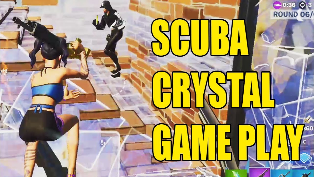 SCUBA CRYSTAL GAME PLAY in Fortnite Zone Wars