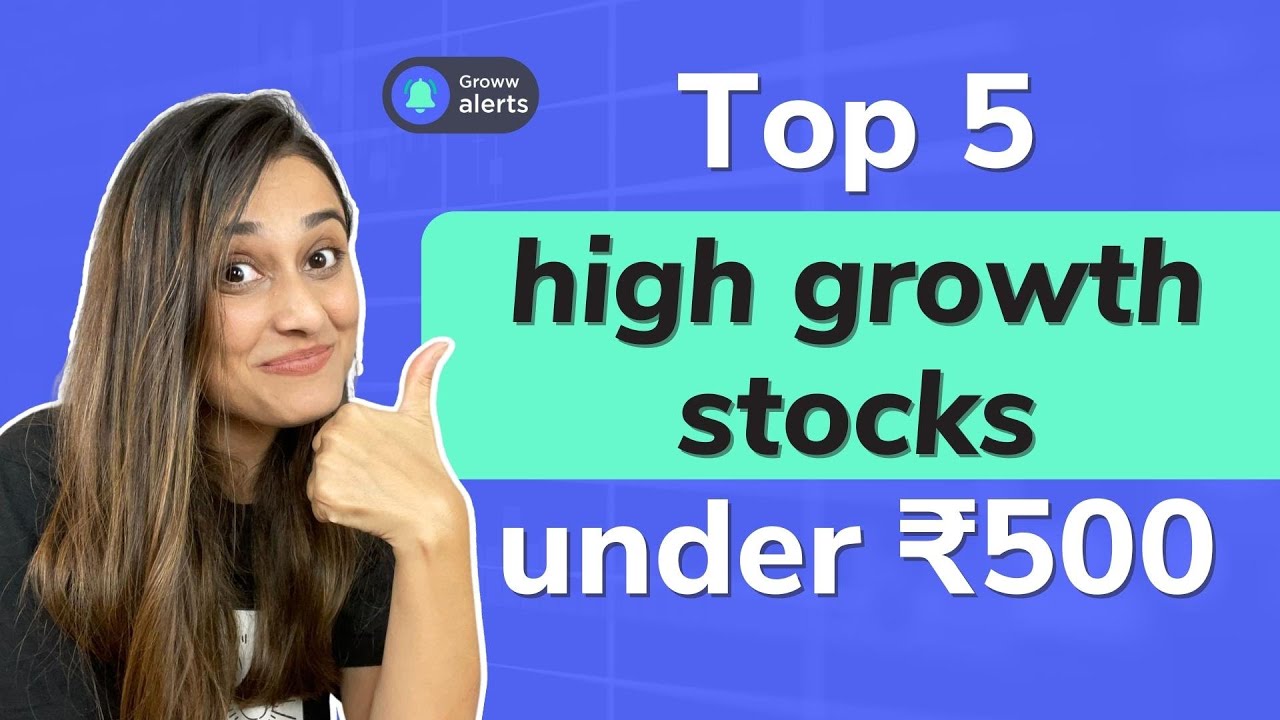Top 5 high growth stocks under ₹500 | High growth stocks 2022 | CA Aleena Rais