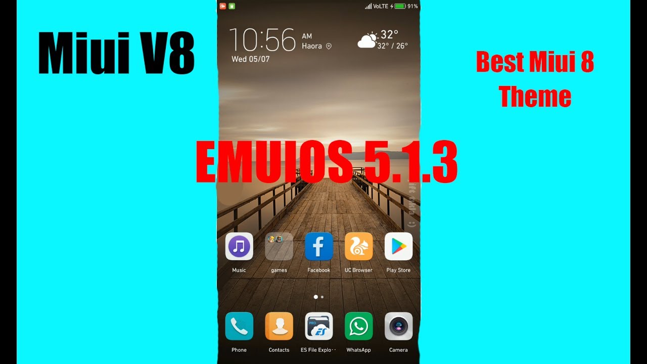 Best theme for miui v8(Emuios 5.1.3)