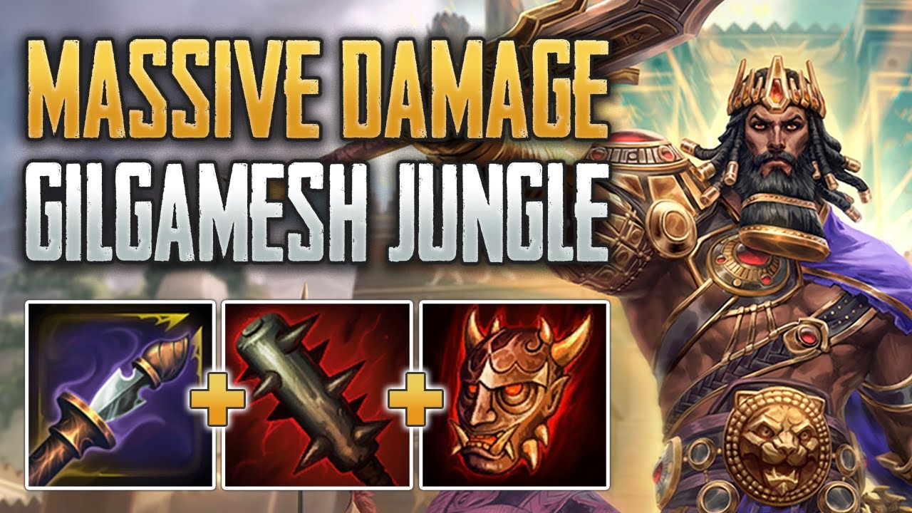 ПОЛНЫЙ УРОН ДРОПКИКС! Геймплей «Джунгли Гильгамеша» (SMITE Conquest)