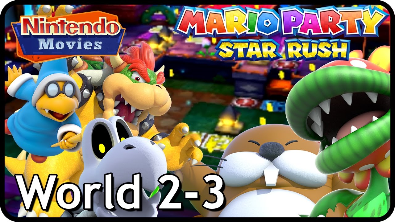 Mario Party Star Rush - Toad Scramble - World 2-3 (Multiplayer)