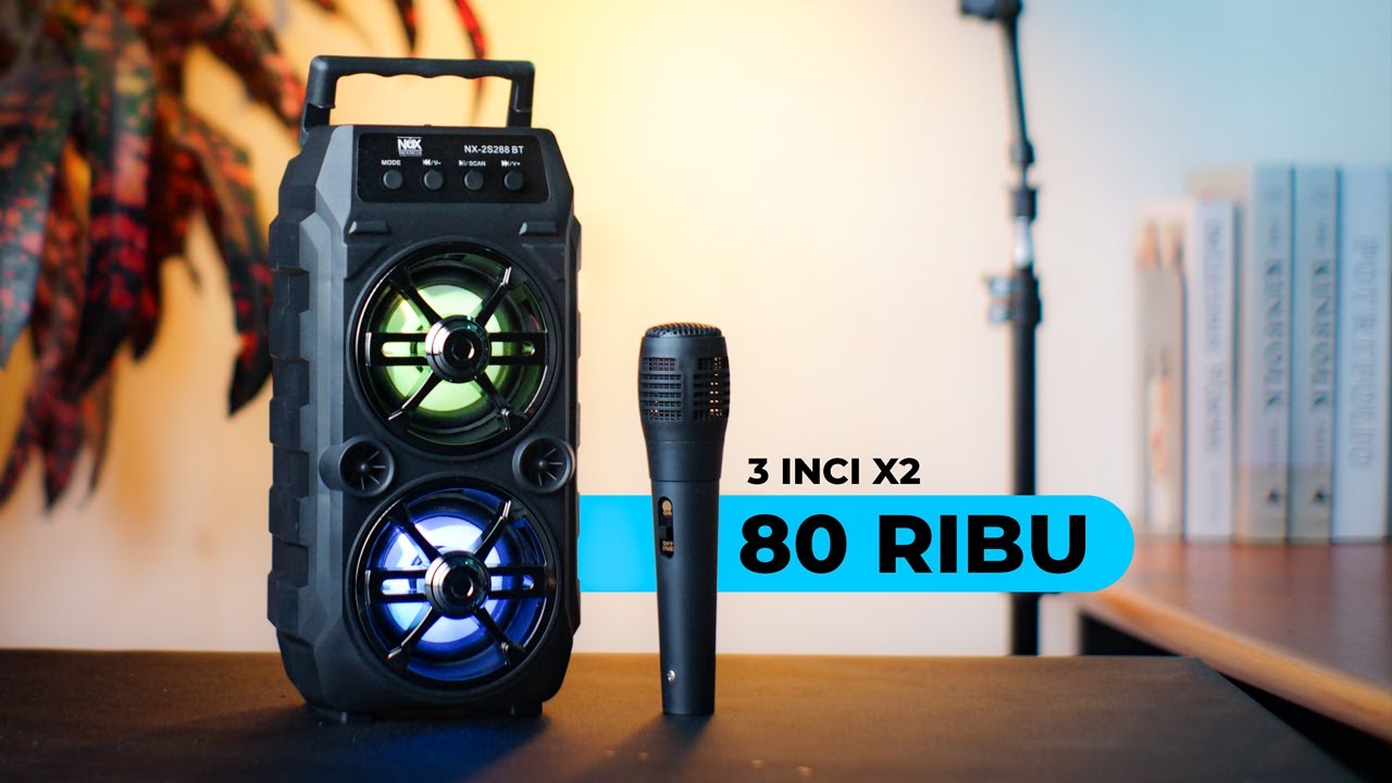 Speaker Mic Bluetooth 3 Inci termurah ! - Review dan Unboxing Speaker Mic karaoke dibawah 100 ribu