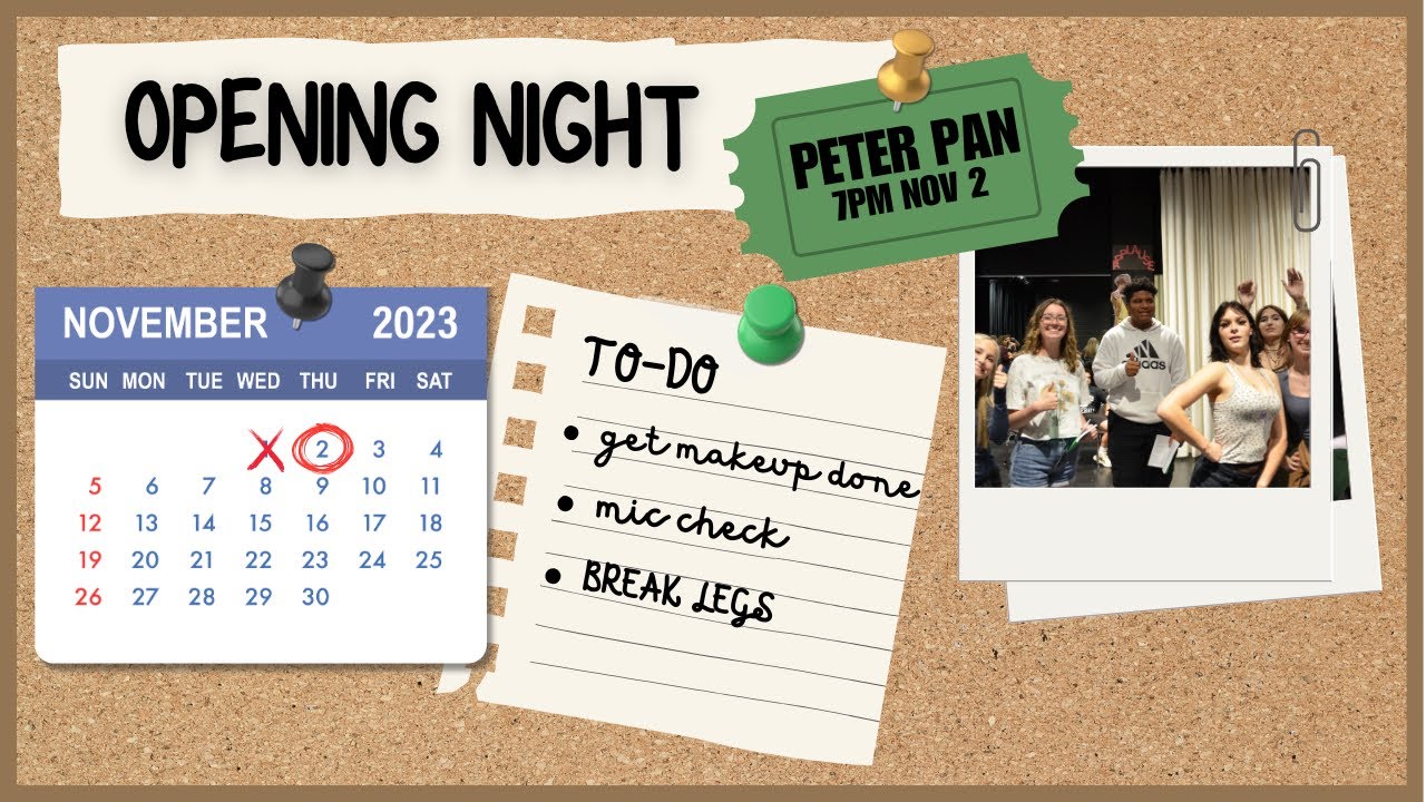 OPENING NIGHT OF PETER PAN VLOG