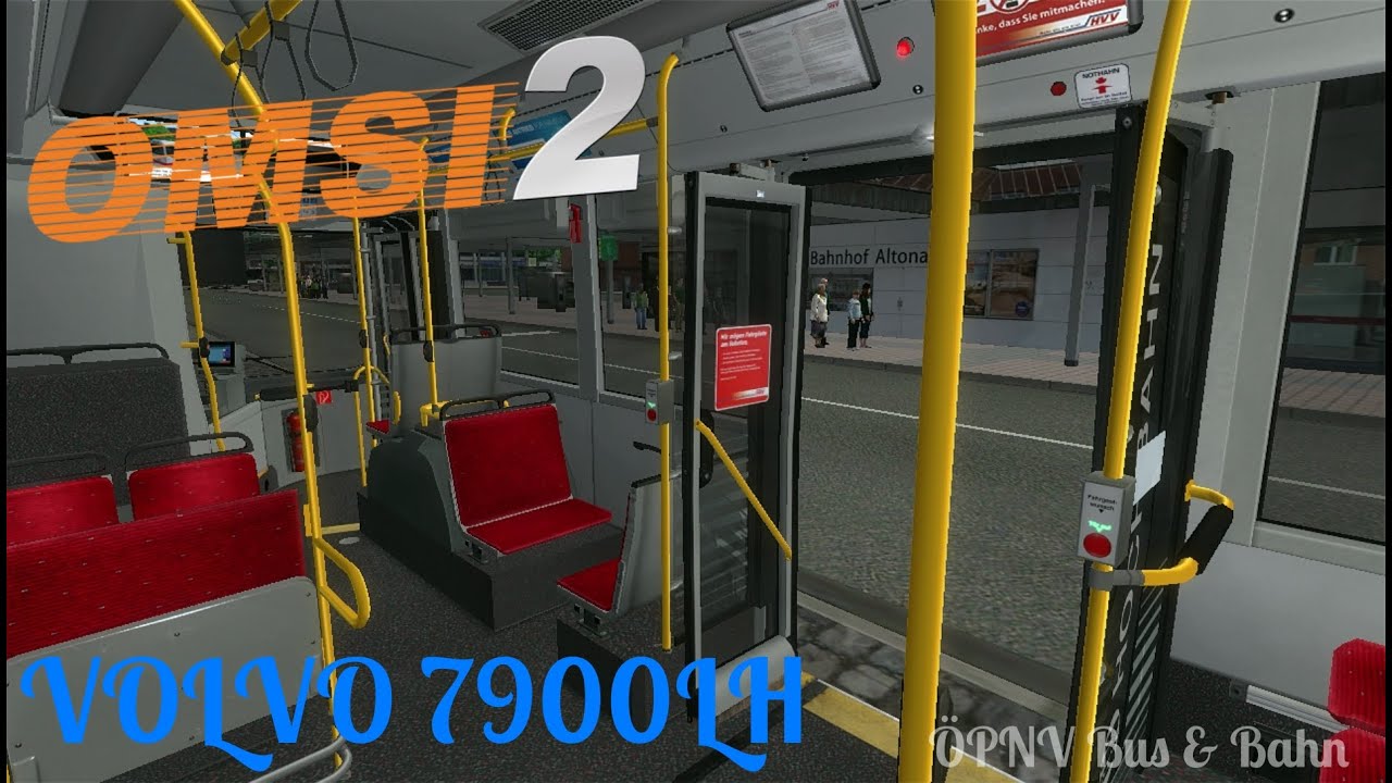 Bus T&uuml;r auf und zu - OMSI 2 - VOLVO 7900LH - Hochbahn Wagen 7478