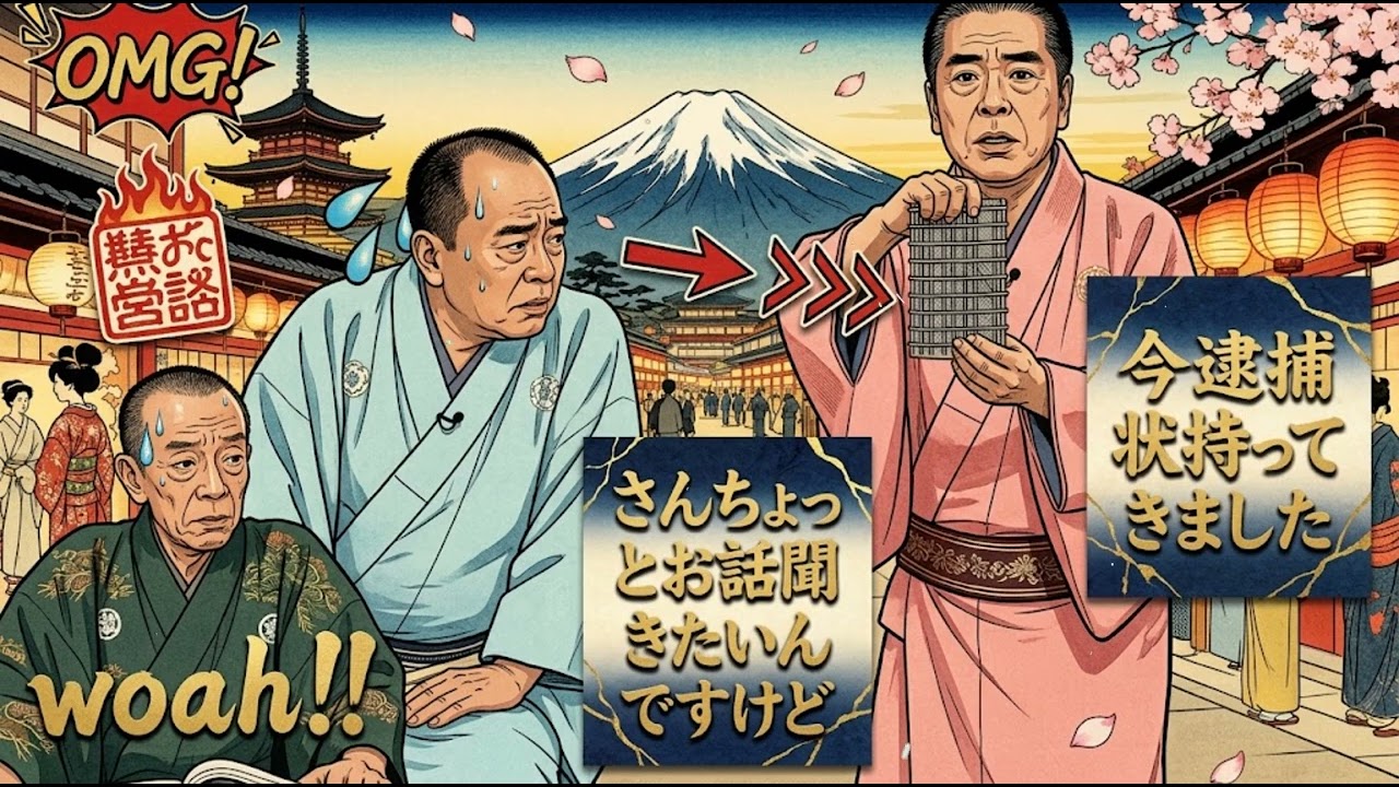 【笑点】🔴     「世界中の女性のハートを盗んだ」