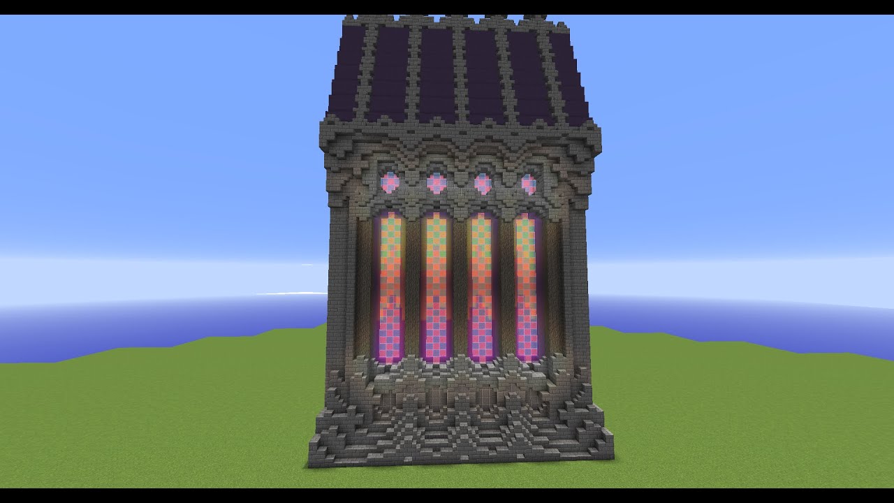 How To Make Rainbow Windows In Minecraft!
